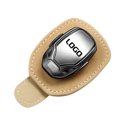 Glasögonhållare för bilens solskydd (med logotyp)