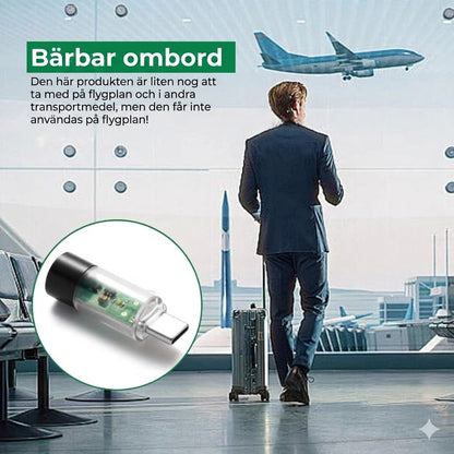 Mini-plasmatändare – uppladdningsbar via USB-C