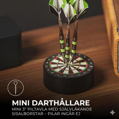 Lyxigt mini-dartställ