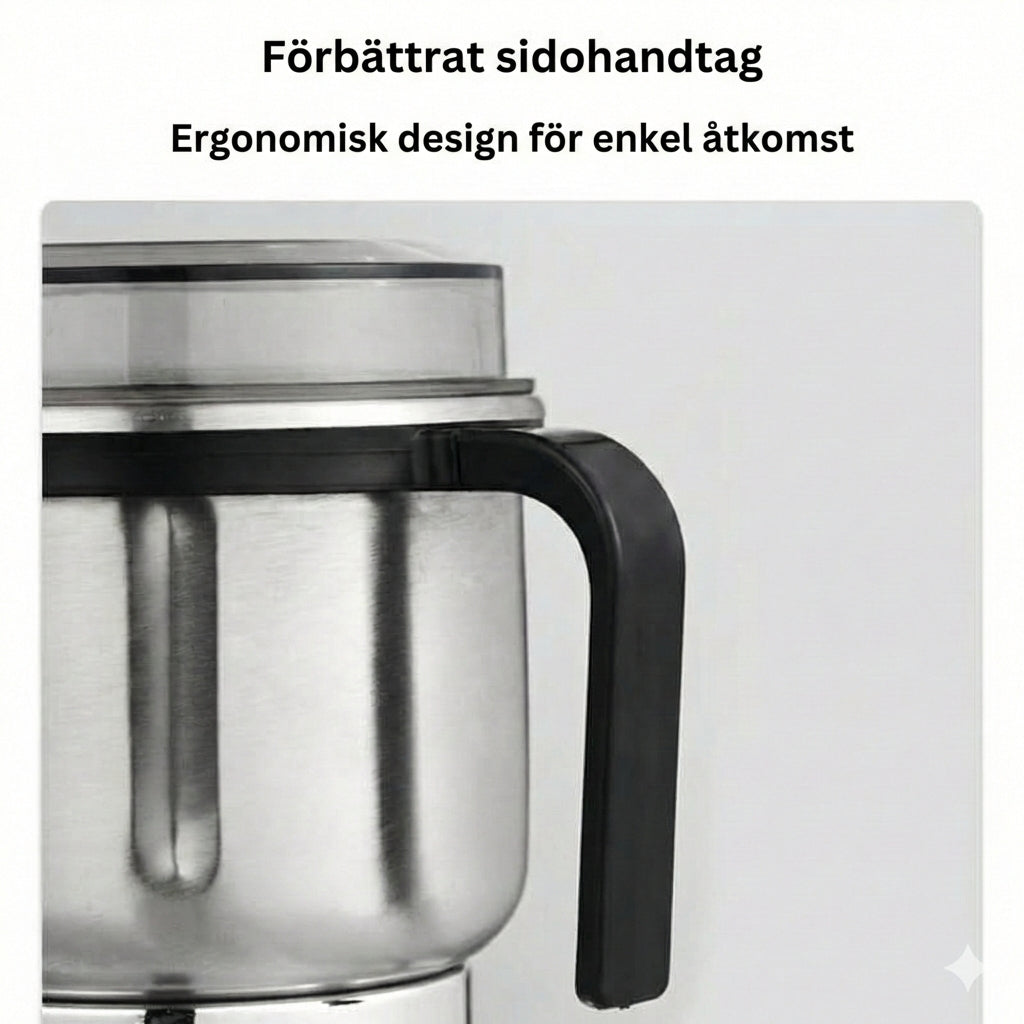 Elektrisk kaffe- och kryddkvarn – kvarn i rostfritt stål för kaffe, nötter och frön (kompakt design)