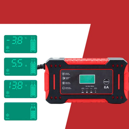 Smart batteriladdare 12V/24V – Helautomatisk underhållsladdare med pulsåterställningsfunktion – För bil, motorcykel och båt