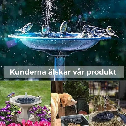 Automatisk soldriven fontän