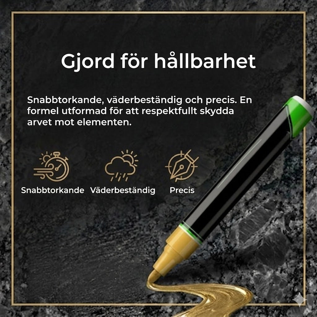 Memoria™ Lyxigt guld minnespenna – 2-pack