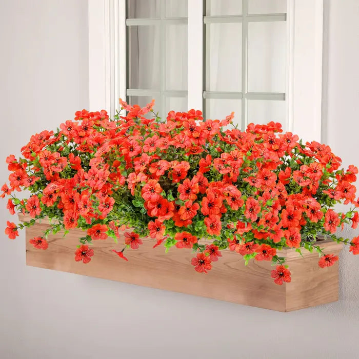 UV-beständiga konstgjorda blommor - 4-pack