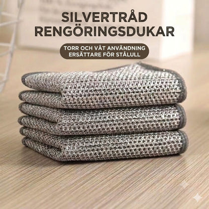Diskdukar i ståltråd (10-pack)