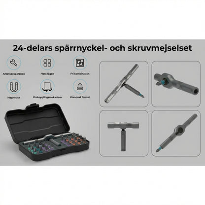 24-i-1 mini-skruvmejselset
