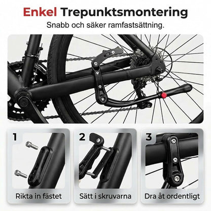 🚲 Justerbart cykelstöd | Passar 24-29 tums cyklar