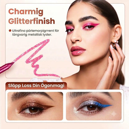 14-delars set med vattenfasta, färgglada gel-eyeliners 👁️🌈✏️