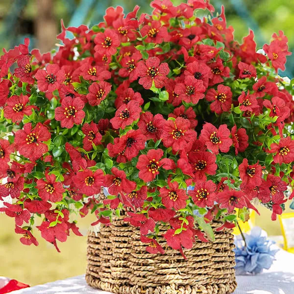 UV-beständiga konstgjorda blommor - 4-pack