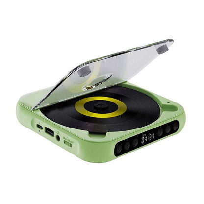 Bärbar CD-spelare med Bluetooth – uppladdningsbar Discman för bilen och på språng (Anti-Shock)