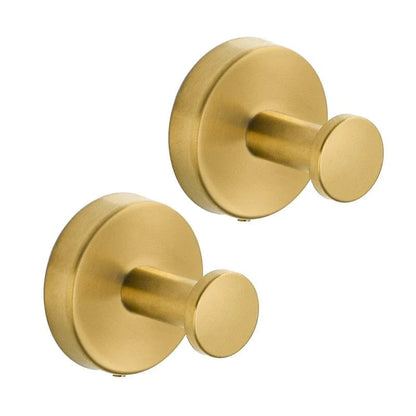 [2-pack] Kraftfulla sugkoppskrokar – Självhäftande väggkrokar utan borrning