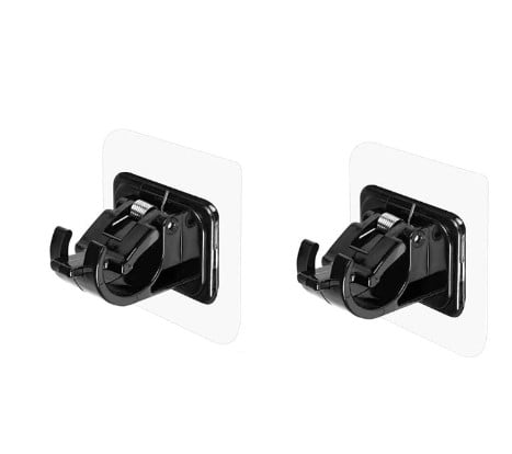 Justerbara gardinstångsfästen utan borrning (2-pack)