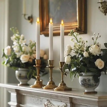 Sfeervolle Oplaadbare LED Kaarsen met Afstandsbediening & Timer