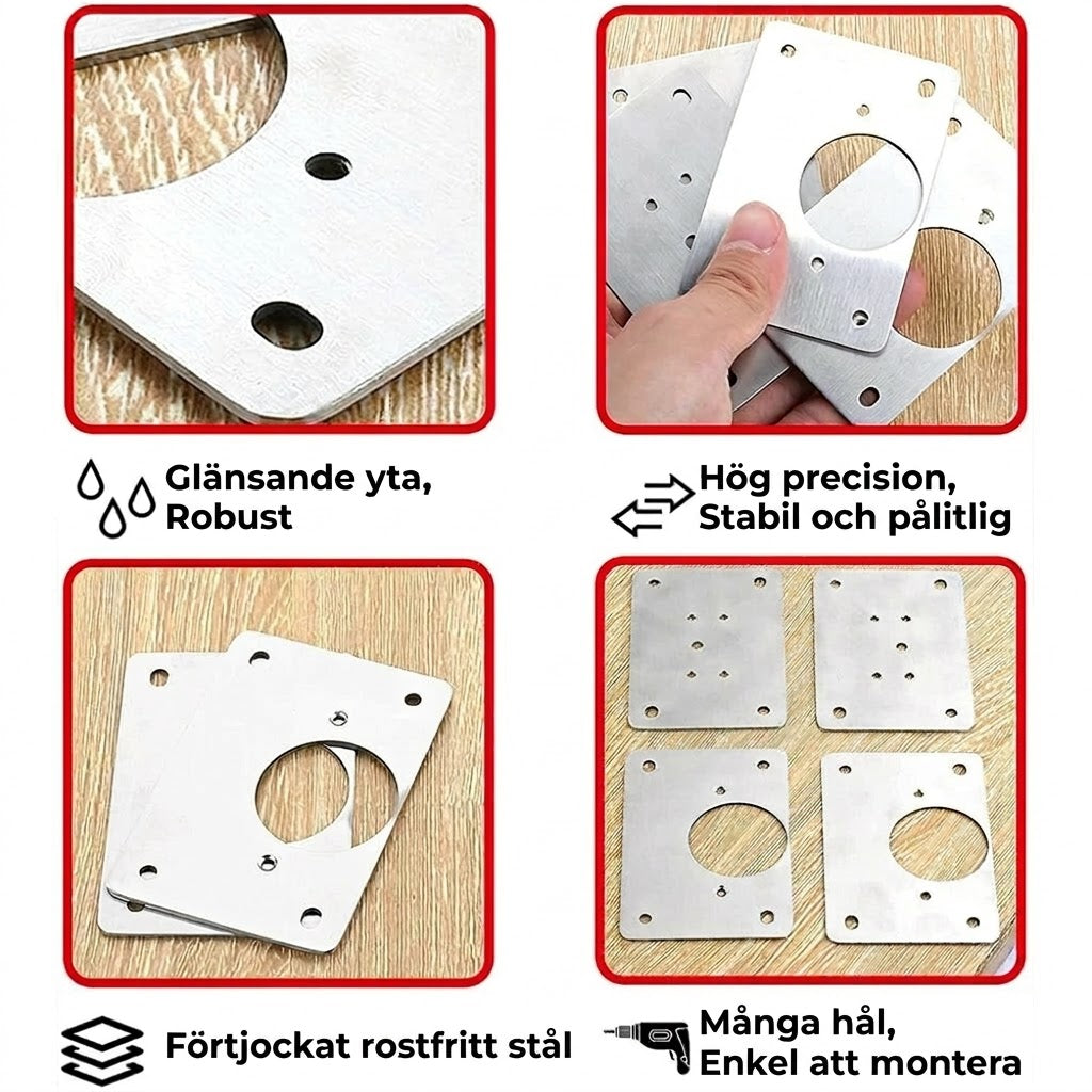 Professionellt reparationsset för skåpgångjärn