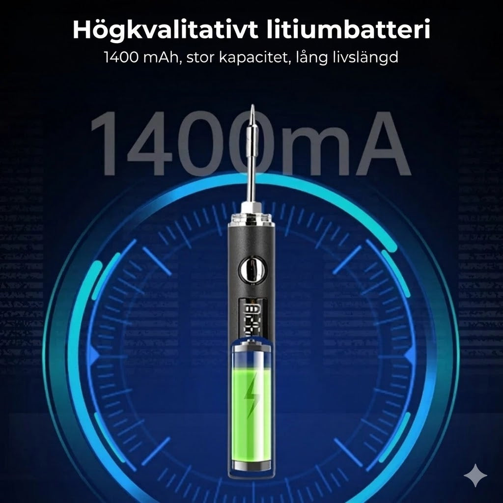 USB-uppladdningsbar lödkolv