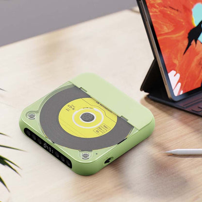 Bärbar CD-spelare med Bluetooth – uppladdningsbar Discman för bilen och på språng (Anti-Shock)