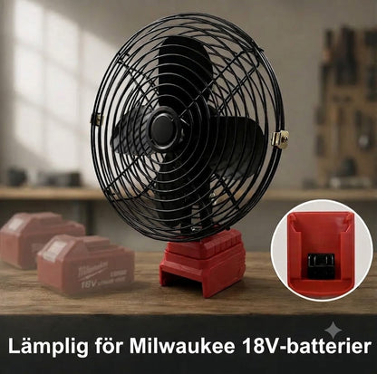 Bärbar batteridriven fläkt