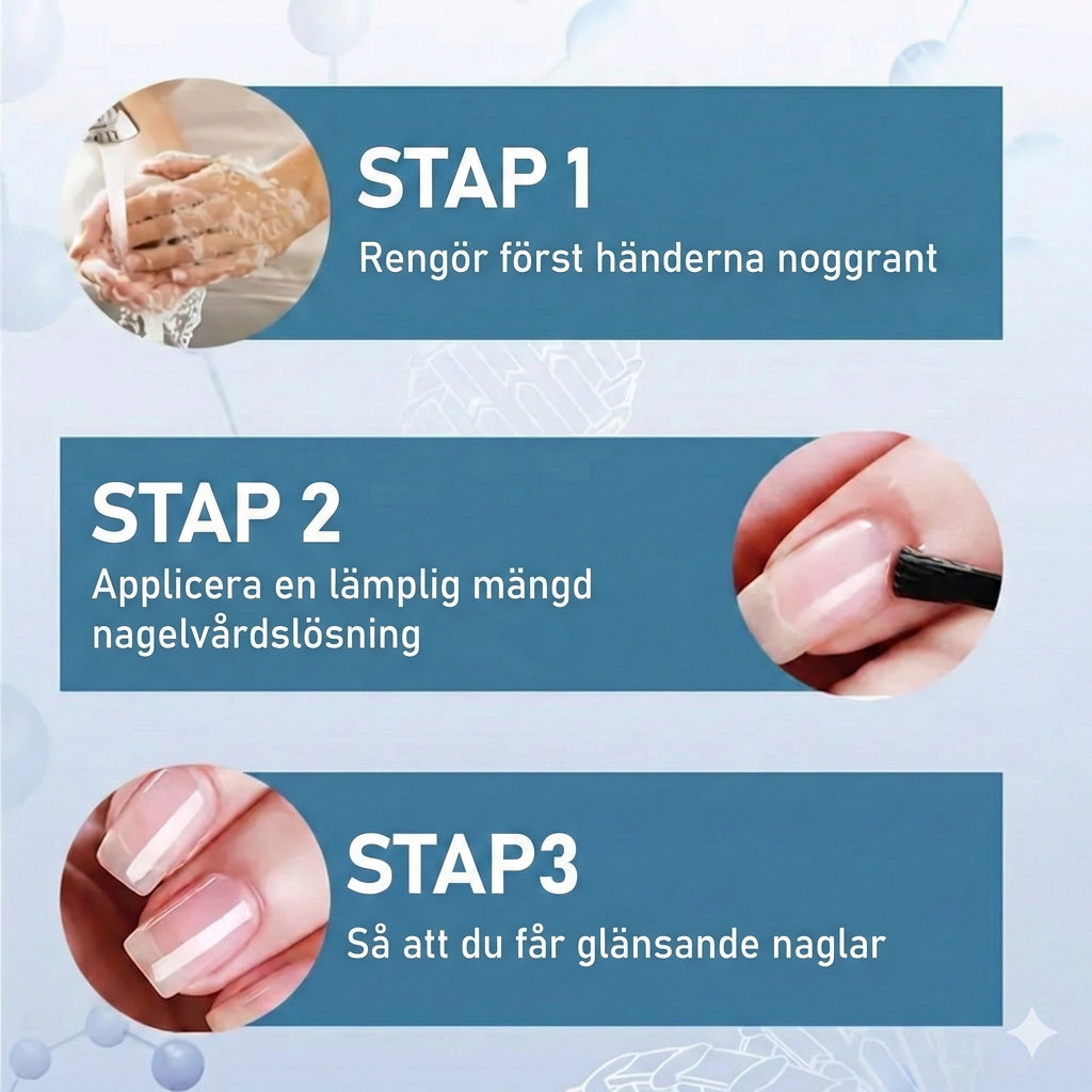Snabbtorkande nagellack – hög glans – vårdar nagelbanden – salongskvalitet