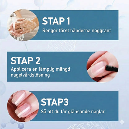 Snabbtorkande nagellack – hög glans – vårdar nagelbanden – salongskvalitet