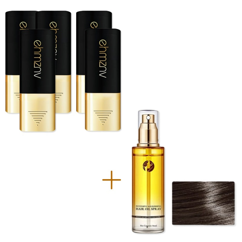 Utväxtkam-set – tillfällig hårfärg för grått hår och utväxt (omedelbar effekt)