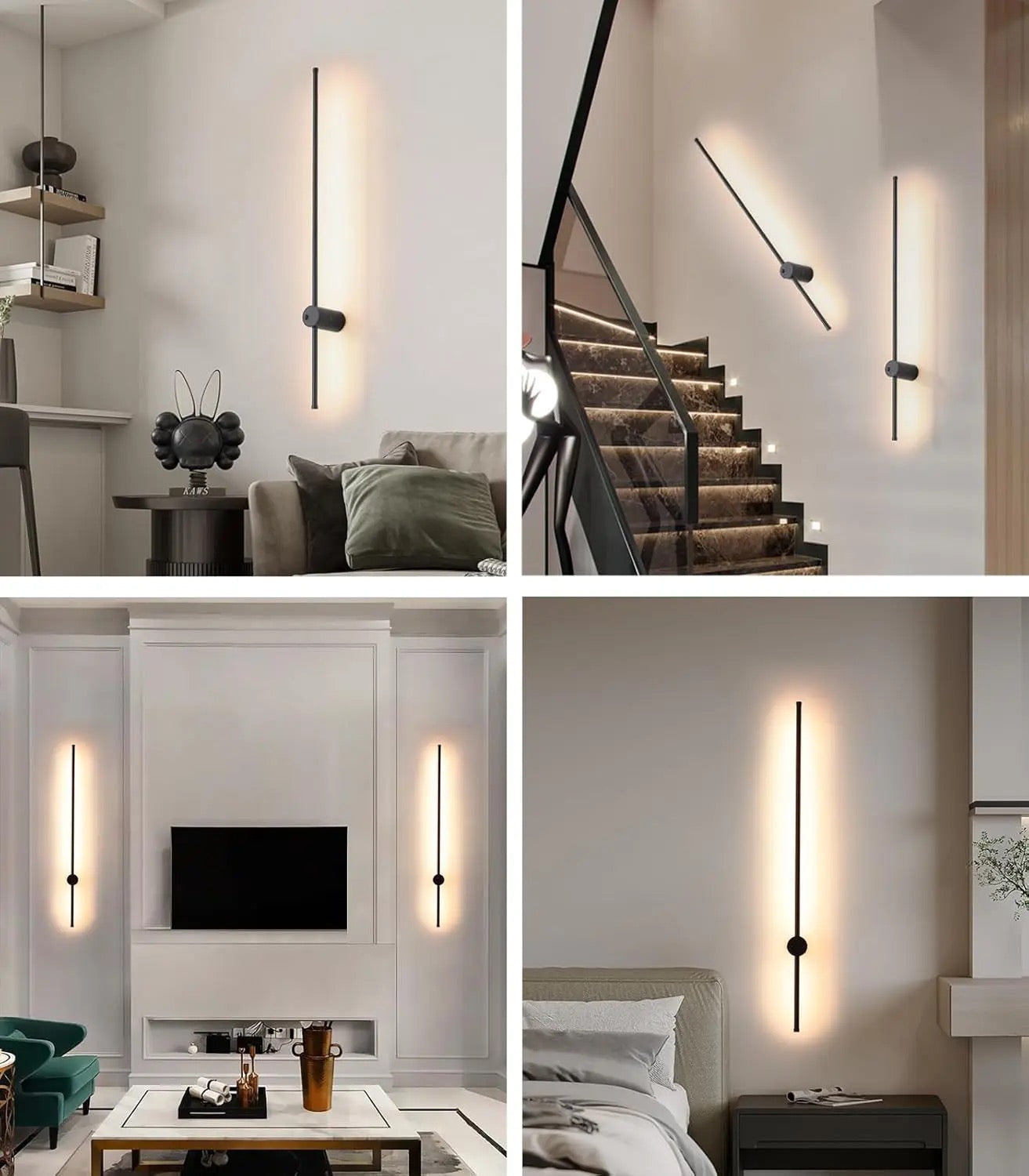 Trådløs Væglampe med Moderne Design