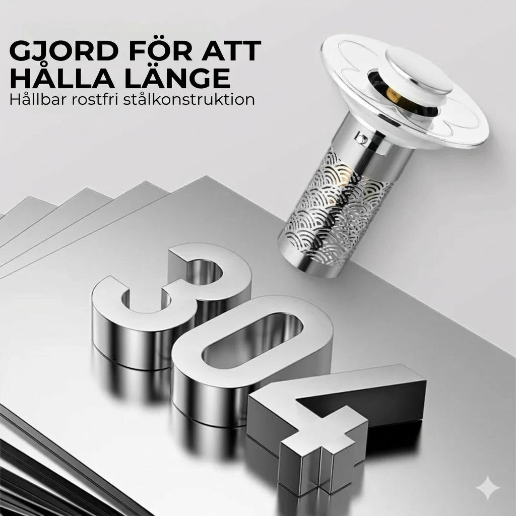 Universell pop-up-propp för handfat