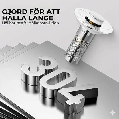 Universell pop-up-propp för handfat