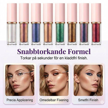 ✨ 8-delat set med glittriga flytande eyeliners