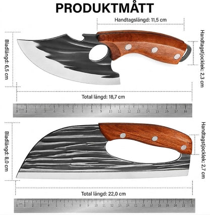 🔪 Premium köttknivset (2-delar) – Extremt vassa, perfekt för BBQ, grillning och matlagning.