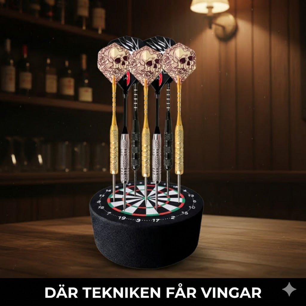 Lyxigt mini-dartställ