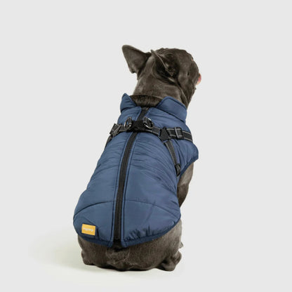 DoggyKings™ hundjacka med integrerad sele – vattentät och varm (3-i-1-design)