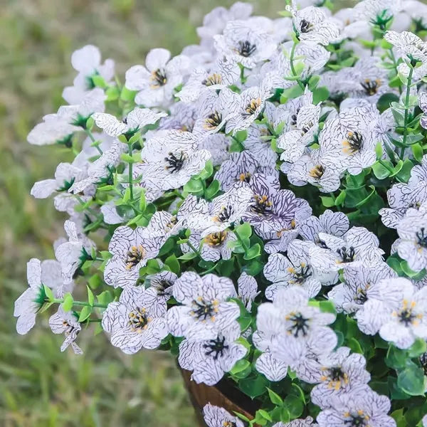 UV-beständiga konstgjorda blommor - 4-pack