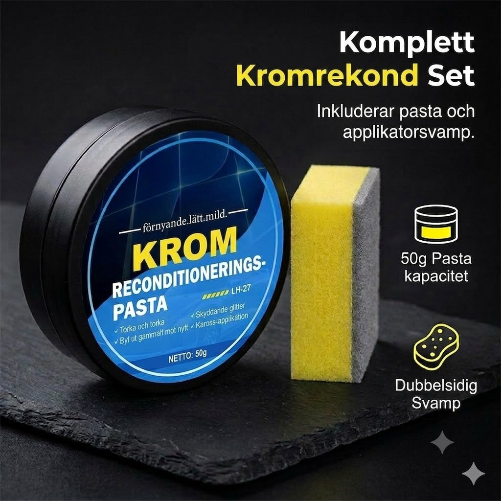 Reparationspasta för krom