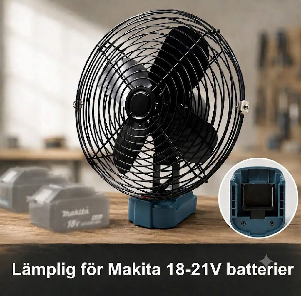 Bärbar batteridriven fläkt