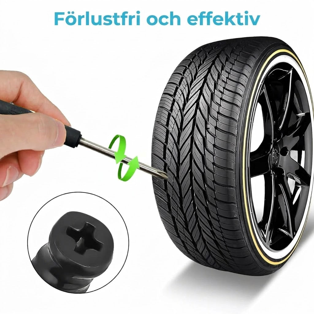 🔩 60-pack däckreparationspluggar i två storlekar