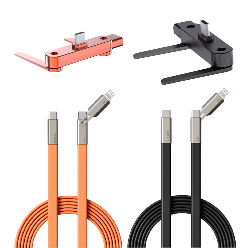 Ultrastark USB-C-kabel på 240 W – 360° roterande kontakt
