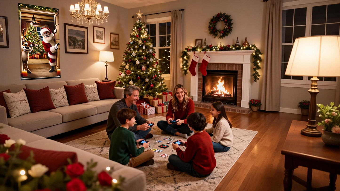 Kerstman Deurkozijn Topper