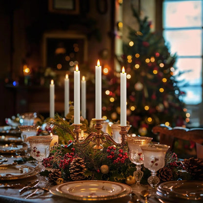 Sfeervolle Oplaadbare LED Kaarsen met Afstandsbediening & Timer