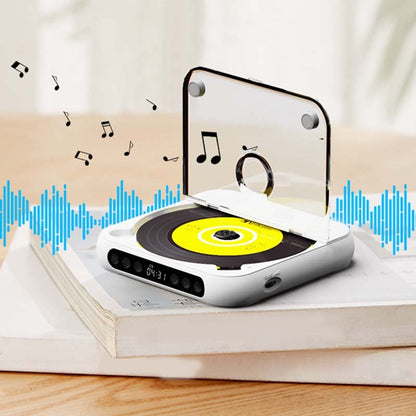 Bärbar CD-spelare med Bluetooth – uppladdningsbar Discman för bilen och på språng (Anti-Shock)
