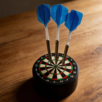 Lyxigt mini-dartställ