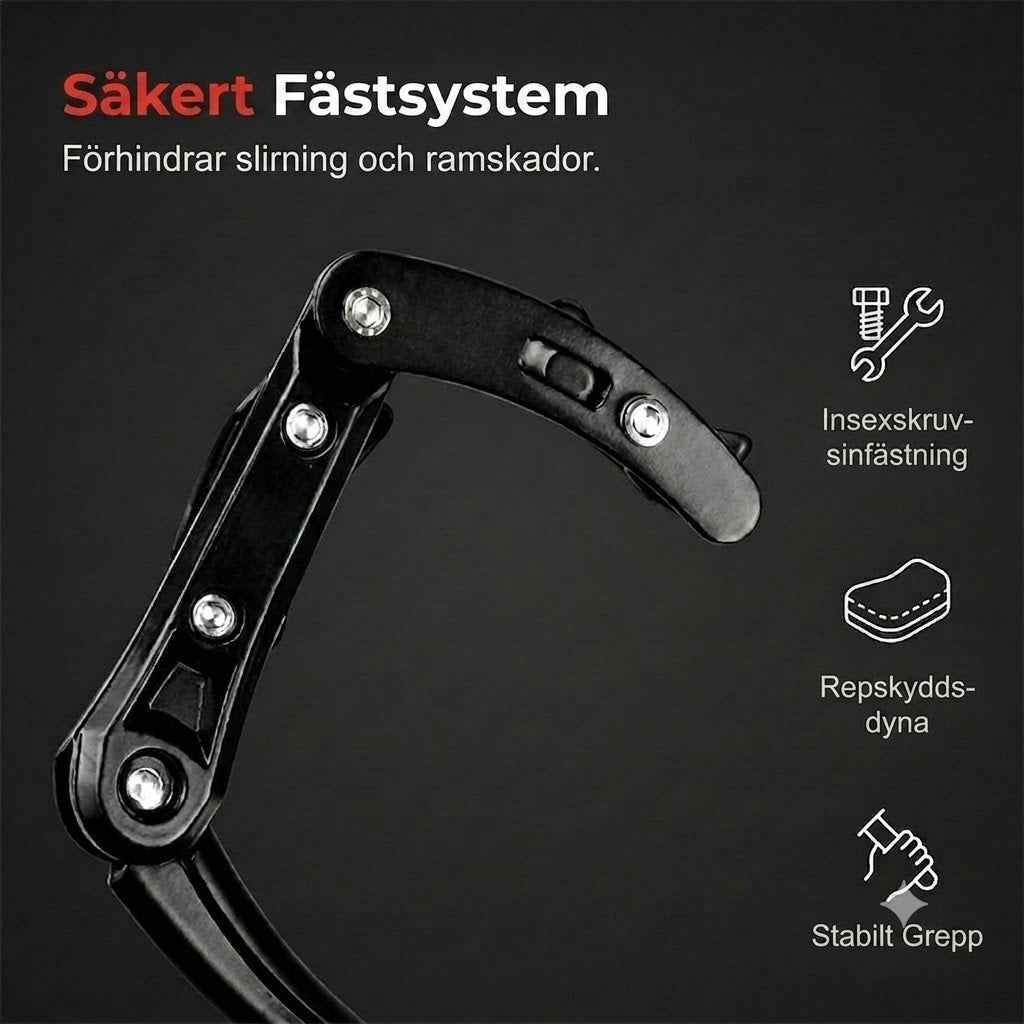 🚲 Justerbart cykelstöd | Passar 24-29 tums cyklar