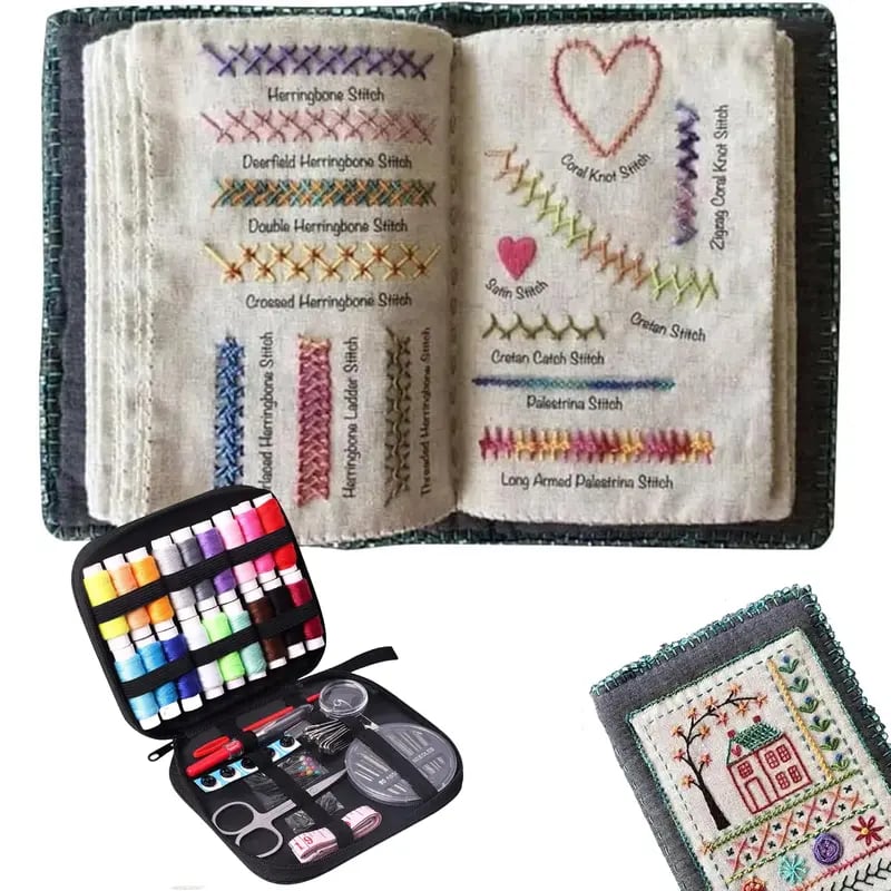 🌈Perfekt för nybörjare💕 övningsbok för broderistygn