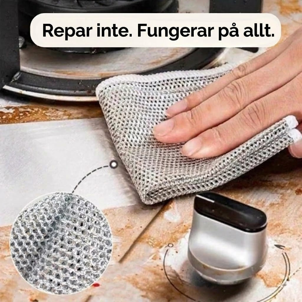 Diskdukar i ståltråd (10-pack)