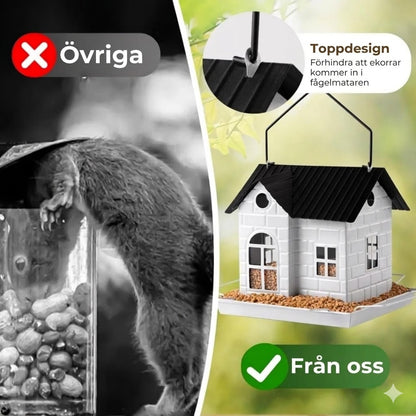 🕊️ Soldrivet fågelhus – automatisk belysning