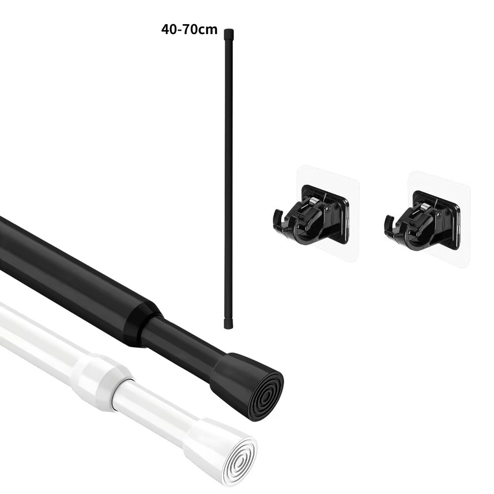 Justerbara gardinstångsfästen utan borrning (2-pack)