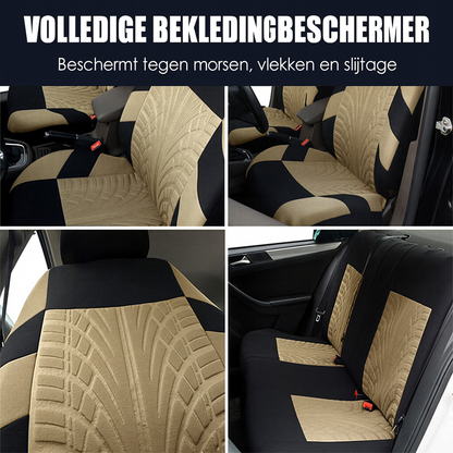 Stoere Autostoelhoezen Set (Bandenprofiel Look)