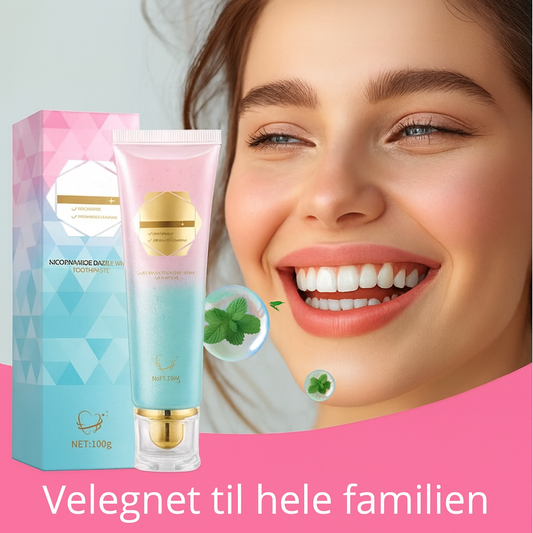 Blegende tandpasta