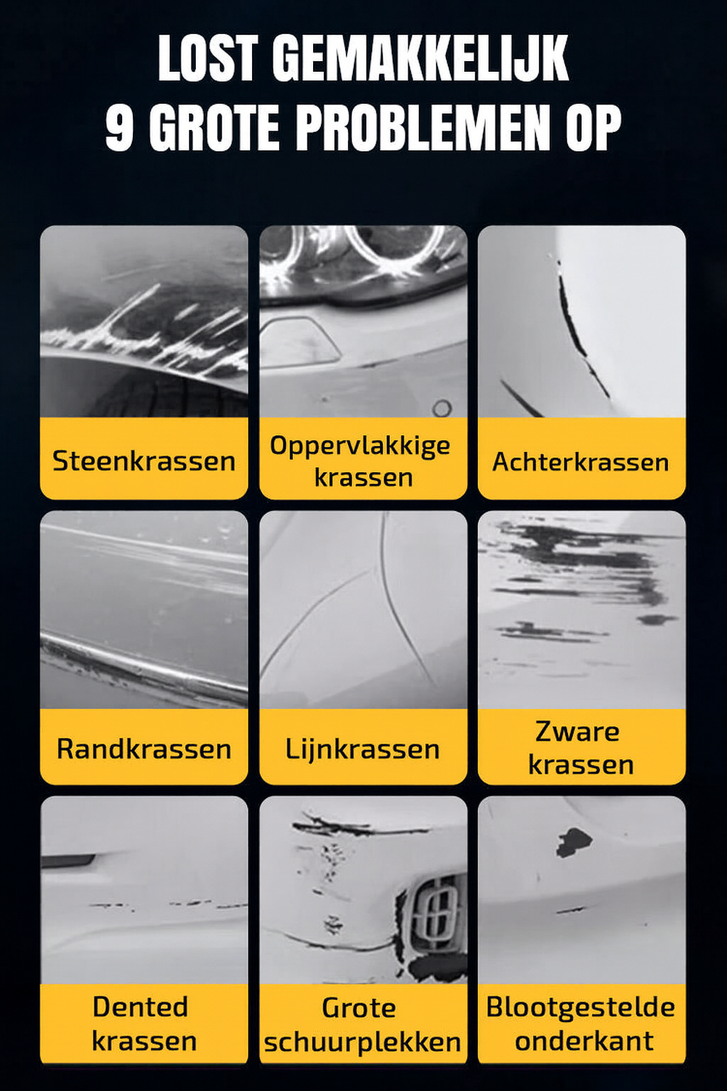 Krasverwijderaar Spray voor Autolak – Universeel voor Elke Kleur