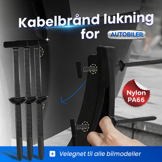 Genanvendelige nylon kabelbinder – 50-pak
