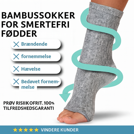 Bambusstrømper til smertefri fødder